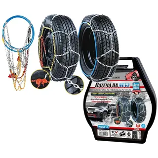 Schneeketten, 9 mm, KNS110, Gruppe 110, zugelassen, für Reifen 225 60 R16, 215 60 R17, 235 50 R17, 245 45 R17, 255 40 R17, 245 40 R18