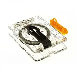 Outdoor Marschkompass Kompass für Karte Bundeswehr Linealkompass Survival Überleben Prepper Wandern Maschieren Orientierung Army Bear #17660