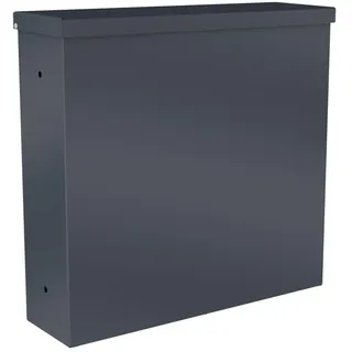 KNOBLOCH Zaunbriefkasten Beverly, 10 Liter, Mailbox (Anthrazit)