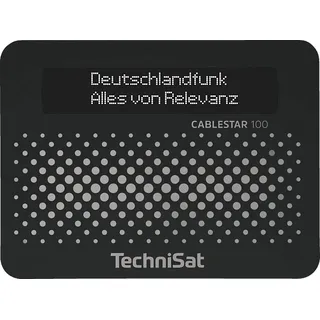 TechniSat CABLESTAR 100 Digitalradio-Empfangsteil, Schwarz