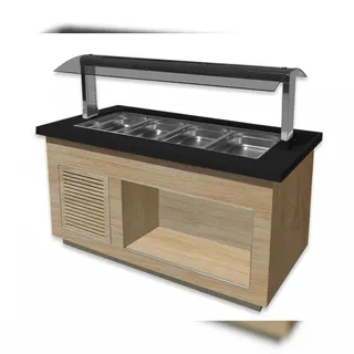 Saro Salatbar für 4x 1/1 GN, Modell Premium LINE SB-K17