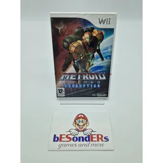 Metroid Prime 3 Corruption - SEALED Red Strip - Nintendo Wii - PAL - OVP