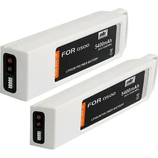 Yuneec 5400mAh 3-Cell / 3S 11.1V LiPo Akku mit Gehäuse für Typhoon Q500, 2 PCS