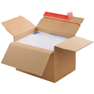 ColomPac Versandkarton 31,2 x 22,3 x 14,0 - 22,4 cm