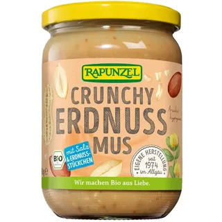RAPUNZEL Erdnussmus Crunchy mit Salz bio 500g