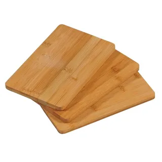 KESPER Frühstücksbrettchen Holz 3-tlg. 22 x 14 x 1 cm Beige/Braun