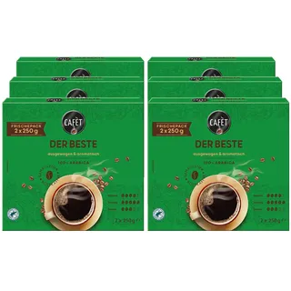 Cafet Der Beste 2x250 g, 6er Pack