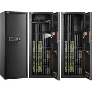 Vevor Waffenschrank 6–8 Gewehre Tastenfeld