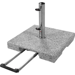 Doppler Schirmständer Granit 45 x 45 cm Grau