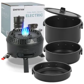 enfrifam Topf-Set 3-tlg. Kochtopf + 2 x Bratpfanne 95018