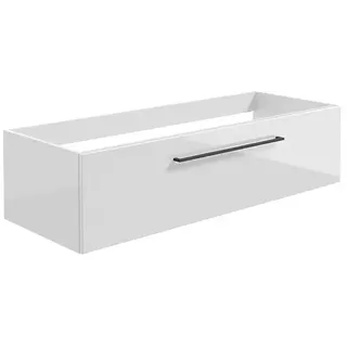 Camargue Espacio Waschtischunterschrank  (120 x 46 x 30 cm, Farbe Griff: Schwarz, Mira)