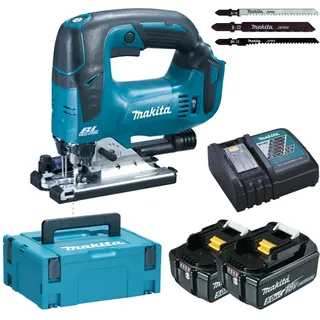 DJV182RTJ inkl. 2 x 5,0 Ah + Ladegerät + Makpac Gr. 2