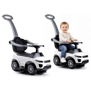 lean cars Rutscherauto Weiß/Grau