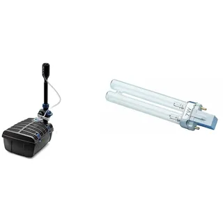 Oase Filtral 3000 UVC-Klärer | schwarz | 9 Watt UVC-Technologie & 57111 Ersatzlampe UVC 7 W, passend für BioSmart 5000, BioPress 4000, ClearTronic 7 W, Filtral UVC 2500