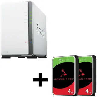 Synology DS223j 8 TB (2 x 4 TB Seagate Ironwolf)
