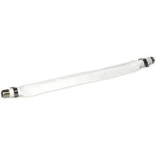 netshop 25 Sat Flachantenne Single LNB HD Sat Anlage für 1 Teilnehmer kompakte Sat-Antenne mit Fensterhalterung und Zubehör Set - Starke Empfangsleistung - Weiß