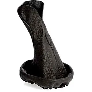 Überzug Schaltmanschette für Schaltknauf MB CLK W209 Schwarz Echt Leder myshopx ÜB01