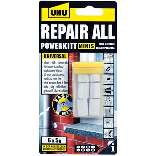 UHU Zweikomponentenkleber Repair All Powerkitt Minis 30 g