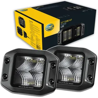 Hella Fernscheinwerfer HELLA Black Magic Cube Kit 3,2 Nafeld
