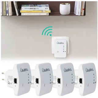 casativo Mini-WLAN-Repeater 300 300 Mbit/s weiß