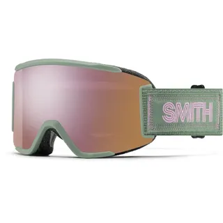 Smith Optics Smith Squad S Schneebrille 2027 olive warm steel/chromapop everyday rose gold mirror
