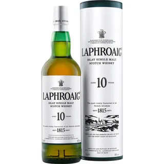 Laphroaig 10 Years Old Islay Single Malt Scotch 40% vol 0,7 l Geschenkbox
