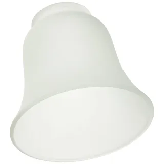 Westinghouse Lighting 8703640 4,3 cm Lampenschirm aus satiniertem Glas, Glockenform, weiß, 12.1 x 12.1 x 11.1 cm