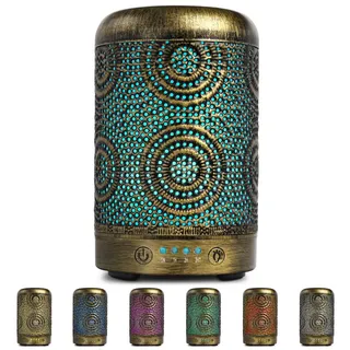 SALKING Aroma Diffuser, 100ml Metall Aromatherapie Licht