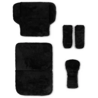 ABC-Design ABC Design Einlagen-Set für Ping 3 Travel, Ping 3 Trekking mit Sitzeinlage, Schultergurt & Schrittgurtpolster - Black