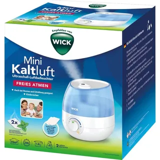 WICK WUL525 Mini Kaltluft Ultraschall Luftbefeuchter 1,8 l blau