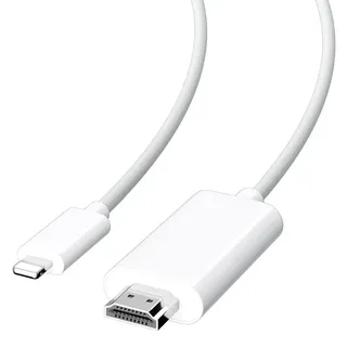 HDMI-Kabel, Geeignet für Apple Lightning auf HDTV, HD-Adapterkabel, AV-Konvertierungskabel, 2m