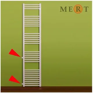 Mert Radiatoren Austausch Badheizkörper 300 400 600 750 mm Breite / 50 60 90 mm Anschlussabstand