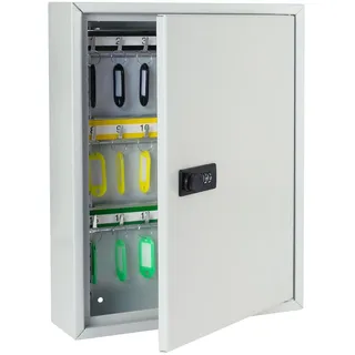 HMF Schlüsselkasten mit Zahlencode 35 x 27 x 8 cm Lichtgrau