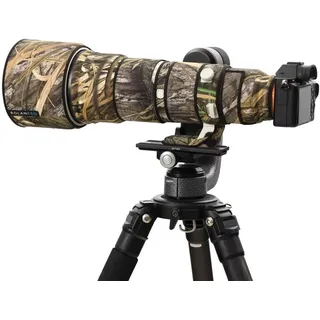 Rolanpro Objektiv-Camouflage-Mantel für Sony FE 400-800 mm F6.3-8 G OSS SEL400800G, Regenschutz, Objektivschutzhülle, #49, Gras, wasserdicht