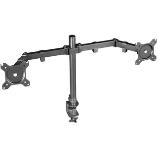 Trust GXT 1120 Mara Dual Monitor-Arm - Schwarz