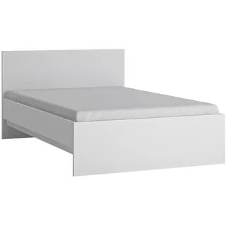 Bett Jugendbett weiß Einzelbett Schlafzimmer Kinderzimmer Bettgestell modern