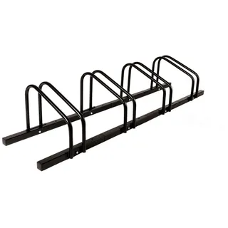 Karat Fahrradständer Linus Schwarz Zur Boden- oder Wandmontage für 4 Fahrräder