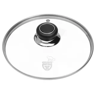 Gräwe Glasdeckel mit Edelstahlring, Ø 20 cm