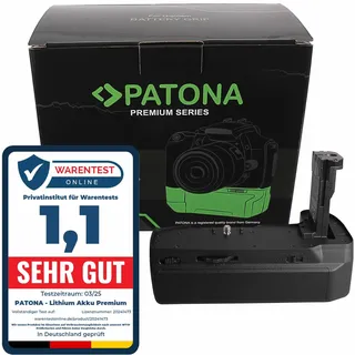 PATONA 1476 - Batteriegriff kompatibel mit bmpcc Blackmagic Pocket Cinema 4K 6K (Batteriefach für 3X LP-E6N)