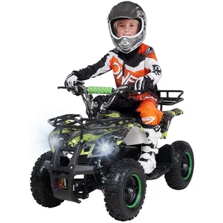 Actionbikes Motors Elektro Kinderquad Torino | 1000 Watt - 36 V - Pocket Quad bis 24 km/h - 3 Stufen - Kinder Elektroquad (Grün Polo) - Grün