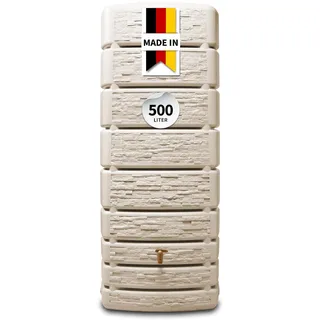 4rain Slim Stone Decor Wandtank 500 l sandbeige