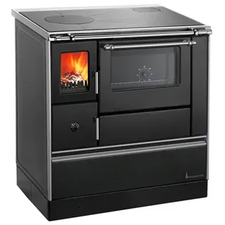 Wamsler Holzherd K76F-90 Westminster 90cm,re,schwarz,7,6kw