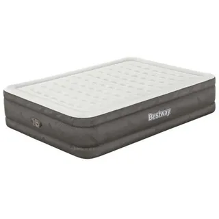 BESTWAY Fortech Doppelluftbett mit integrierter Elektropumpe 203 x 152 x 46 cm