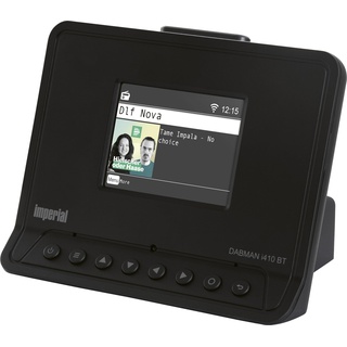 IMPERIAL DABMAN i410 BT – Adapter für HiFi Anlage (Internetradio, DAB+, Bluetooth Sender- und Empfänger, Hotelmodus, Streamingdienste, USB-Aufnahme) – Schwarz