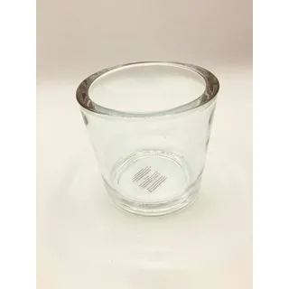 | Windlicht Glas H 12 cm D 12 cm Teelichtglas Kerzenglas Ersatzglas | Dickwandig Klar Transparent