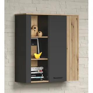 trendteam Vitrine Esteban 0 x 0 x 0 cm Grau