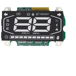 LED Display Instrument Armaturenbrett für Ninebot ZT3 Pro Elektroroller, wasserdichtes Dashboard mit klarer Anzeige von Batteriestand und Fahrmodus, langlebige PCB-Konstruktion, einfache Bedienung