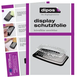Dipos 2x Schutzfolie klar für Tropfblech Philips EP5443/90 | Passt perfekt, Ultra-Dünn, kratzfest, blasenfrei, Case-Friendly, hüllenfreundlich, Fingerprint-kompatibel, selbstklebend