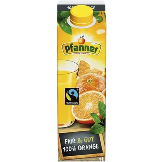 Pfanner Fairtrade Orangensaft aus Orangensaftkonzentrat 1000ml