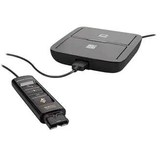 Plantronics 207414-05 QD Series Analoger Regler Für Quick Disconnect (QD) Headsets Schwarz